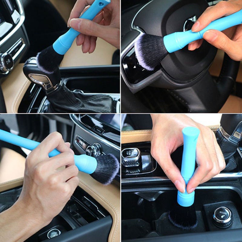 Premium Select Horse Hair Interior Cleaning Brush for Leather, Vinyl, —  Detailers Choice Car Care