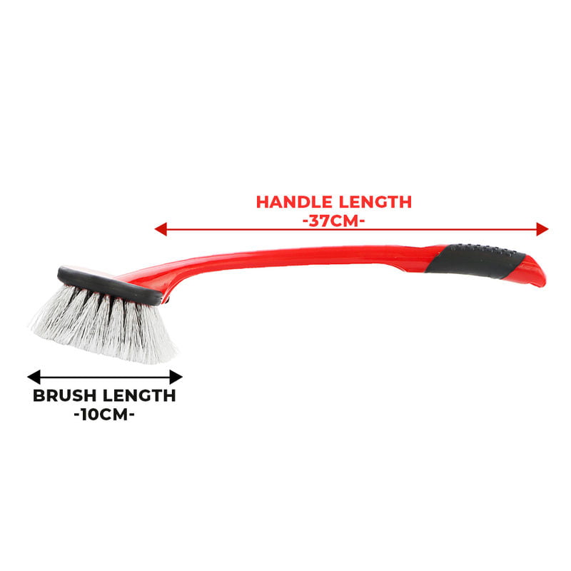 DETAILMAX® Fender Well Brush Long Handle-Red 