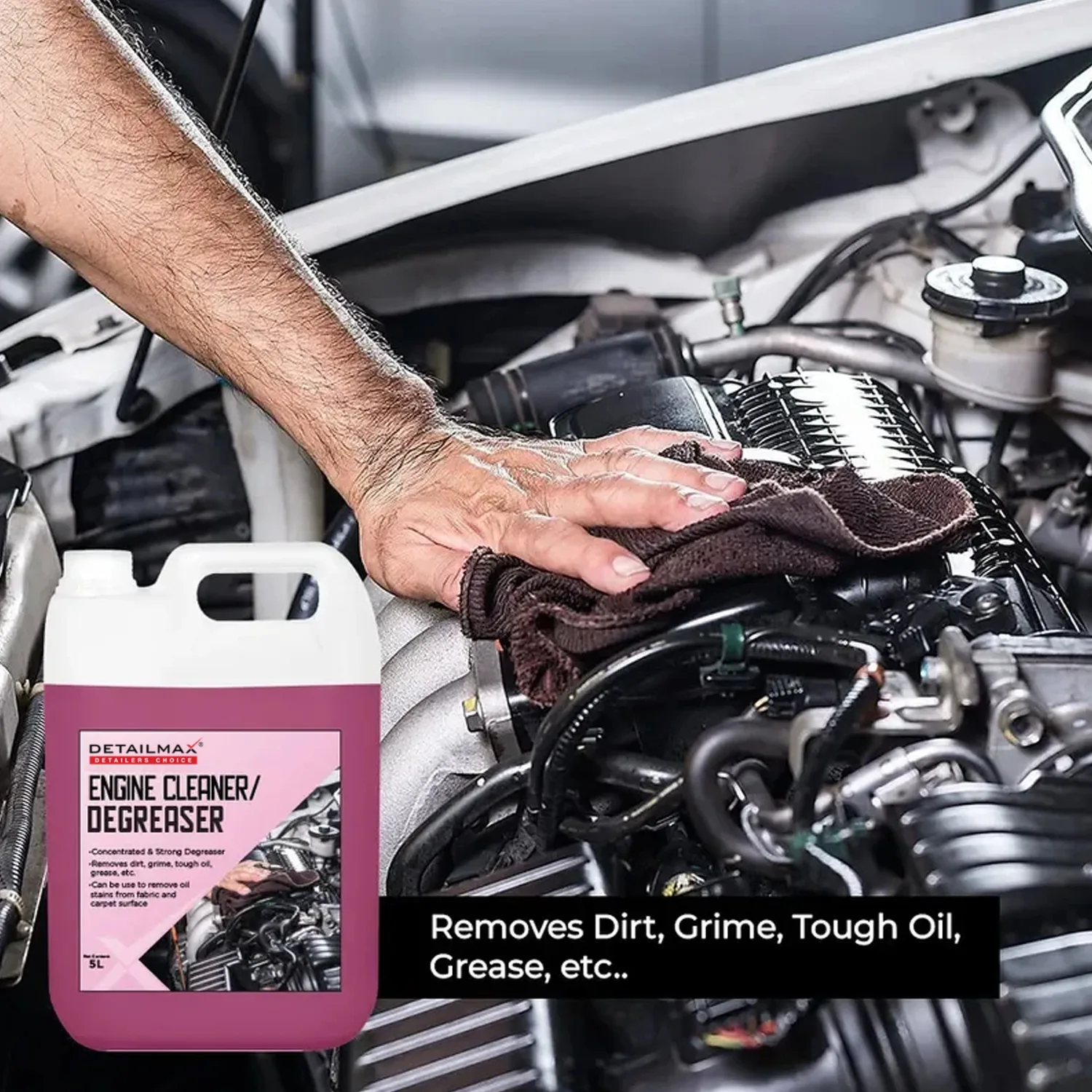 Coolant, Engine lubricant, Engine cleaner