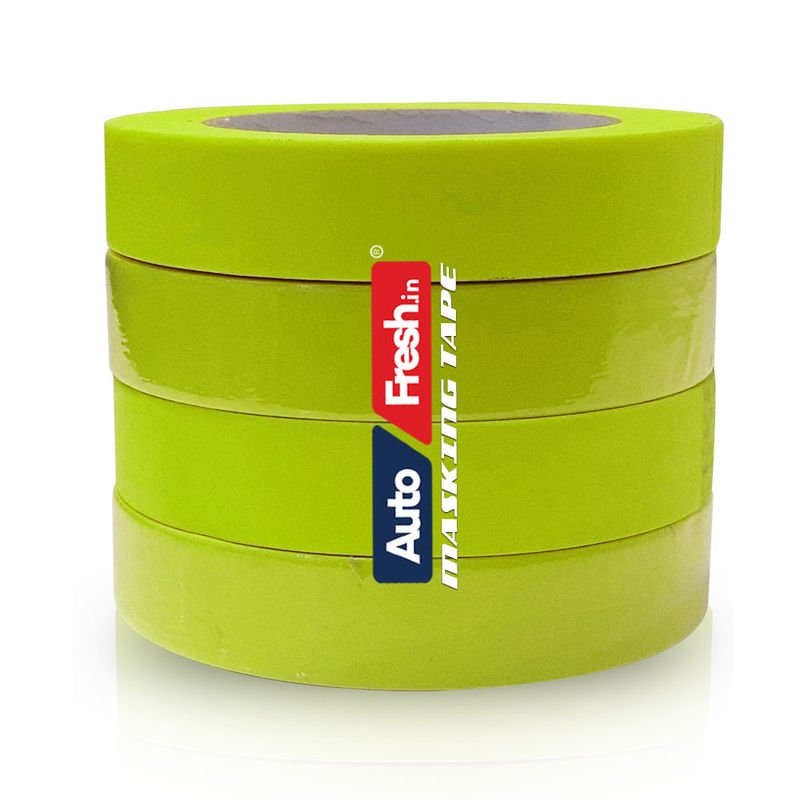 Autofresh 24mm x 50m Color Masking Tape (Pack of 4) AutoFresh.in