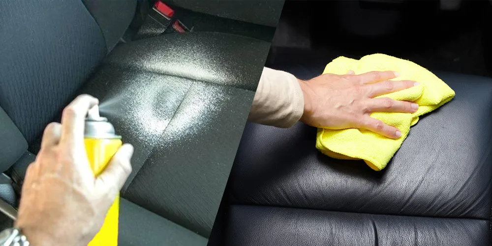 car care leather-seat-cleaning