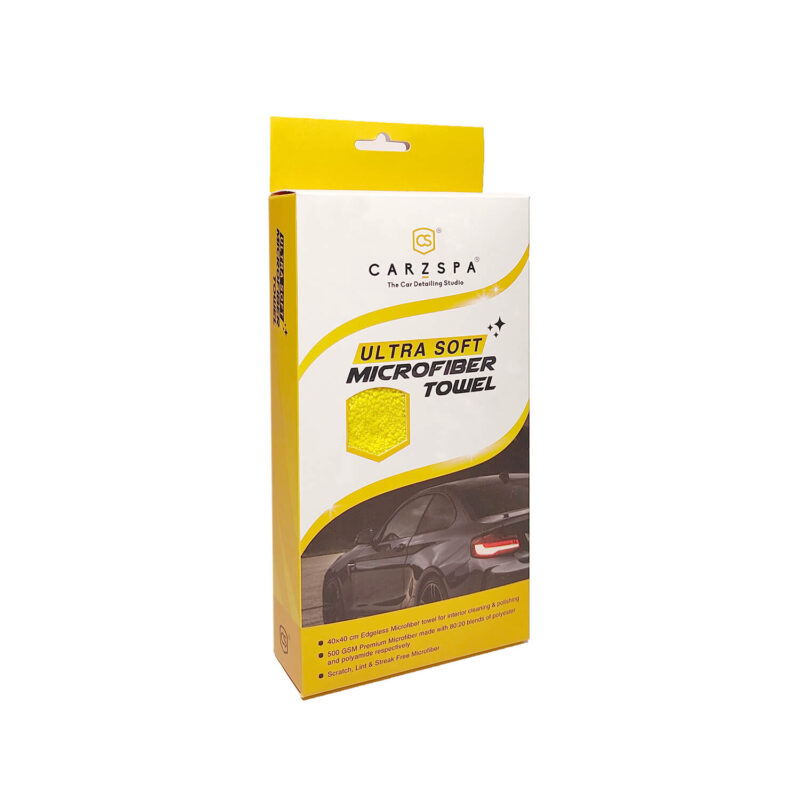 carzspa-ultra-soft-microfiber-yellow-500gsm