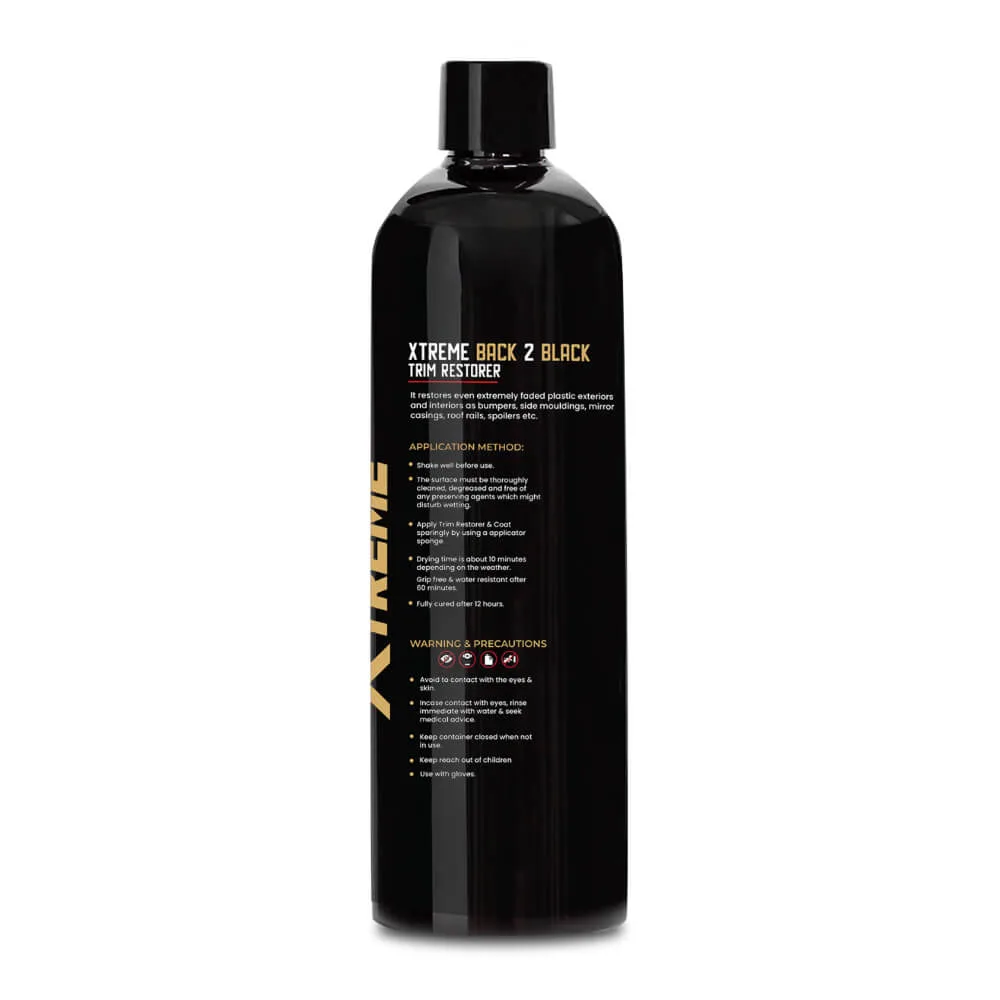 black trim restorer DETAILMAX® Back 2 Black Trim Restorer - 500ml - Image 2
