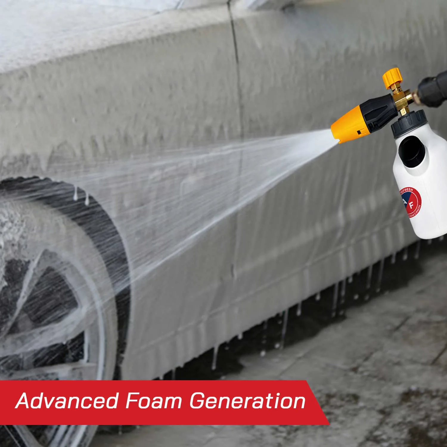 foam cannon foam-sprayer-for-car-white