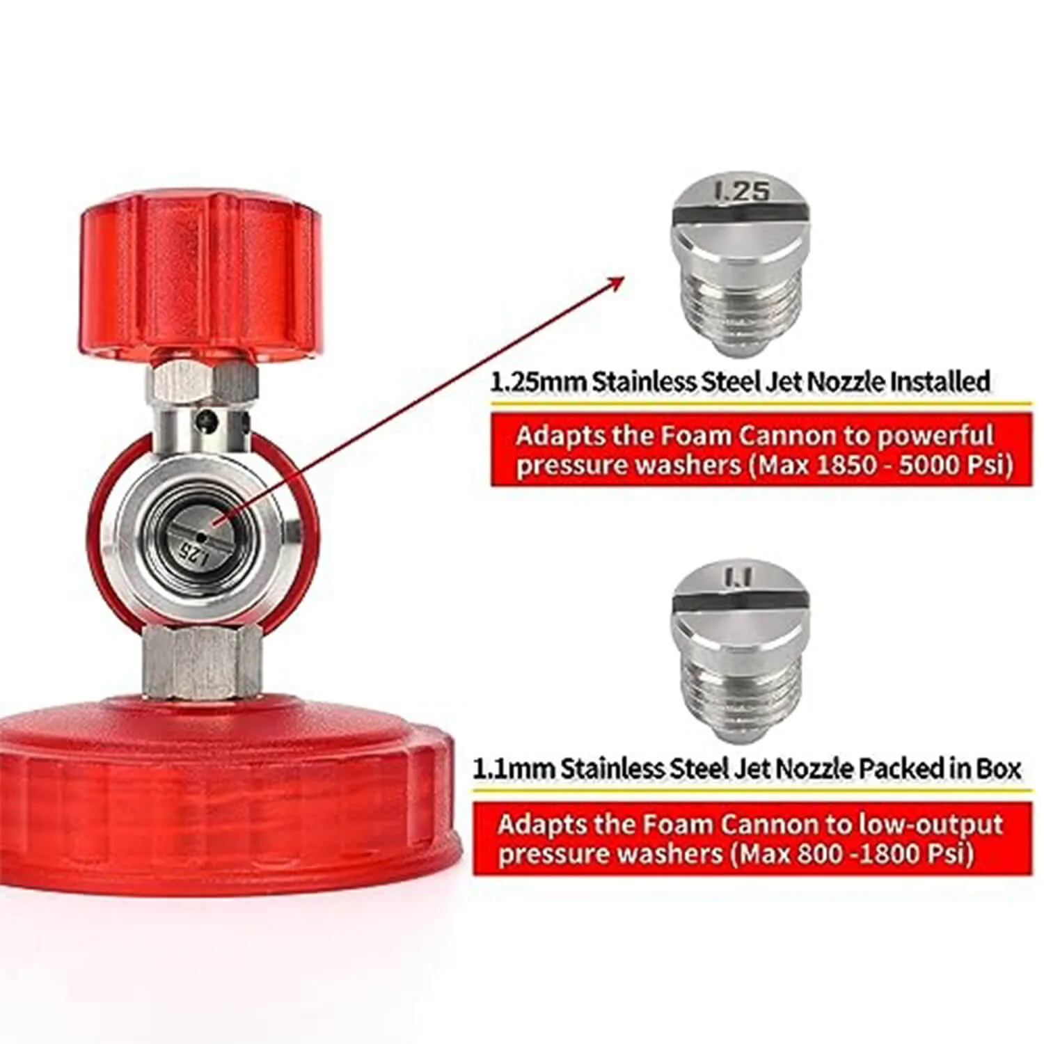 stainless steel foam cannon bear-force-foam-cannon-stainless-steel