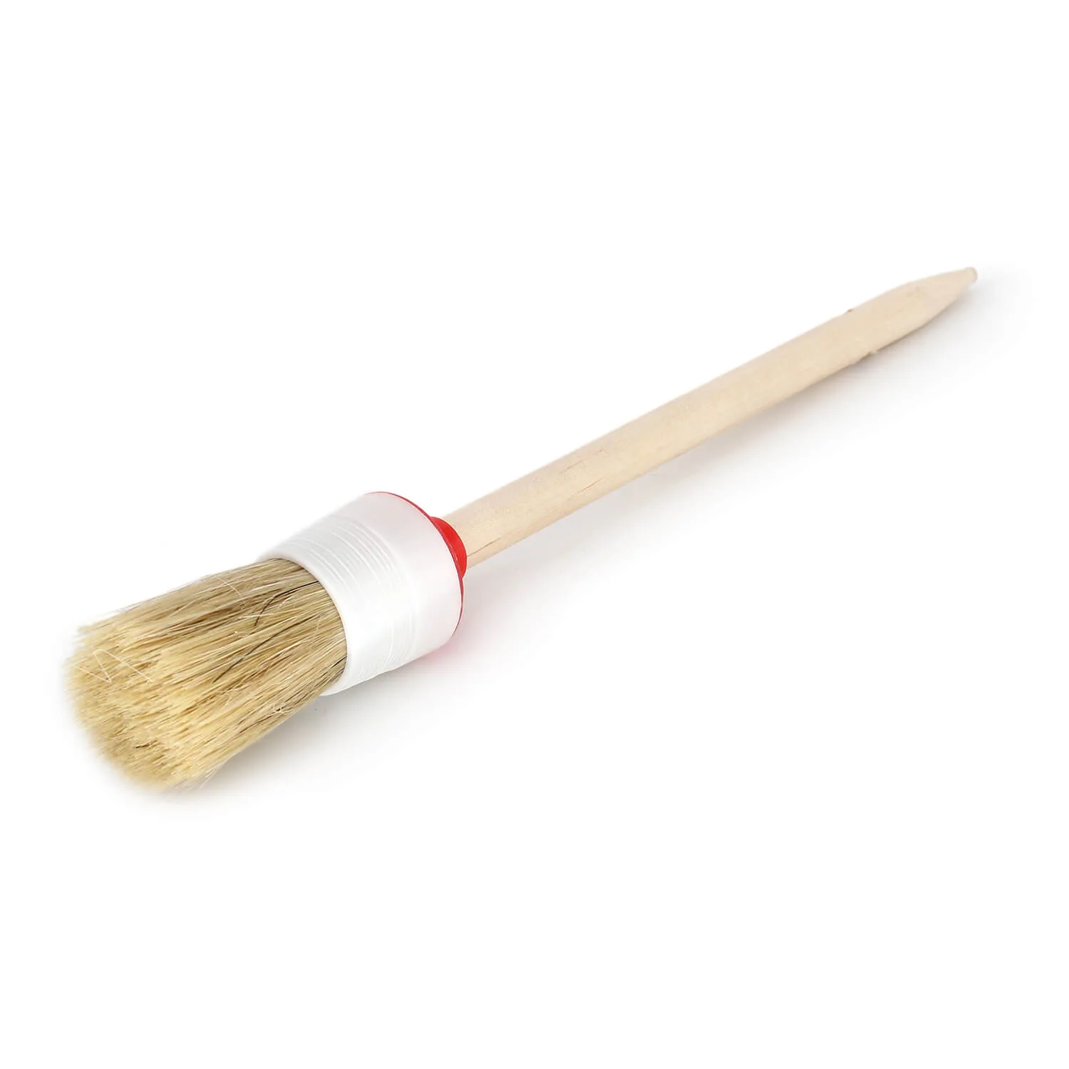 wooden handle dressing brush dress-brush-for-car-white