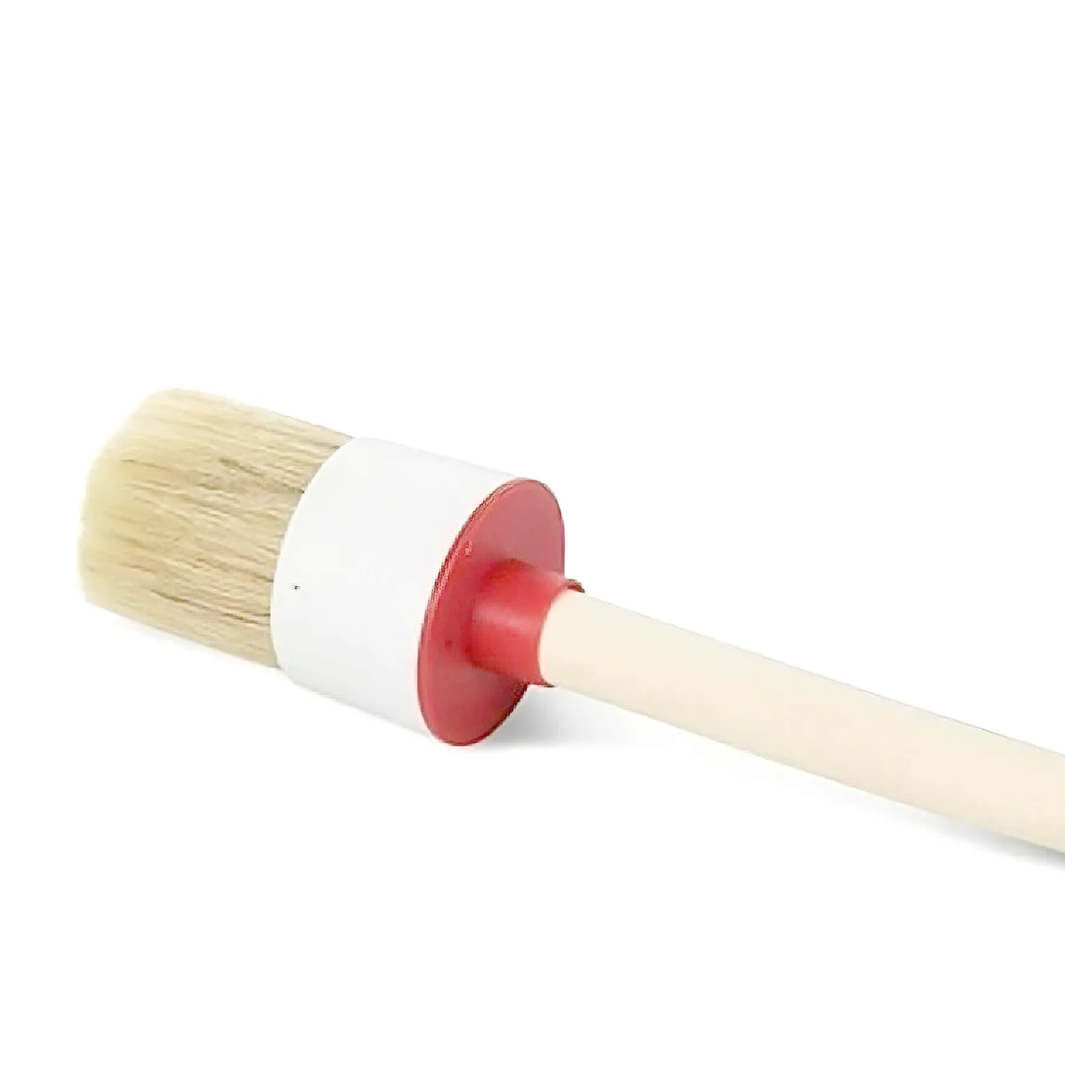 wooden handle dressing brush dressing-brush-synthetic-bristles-set-white